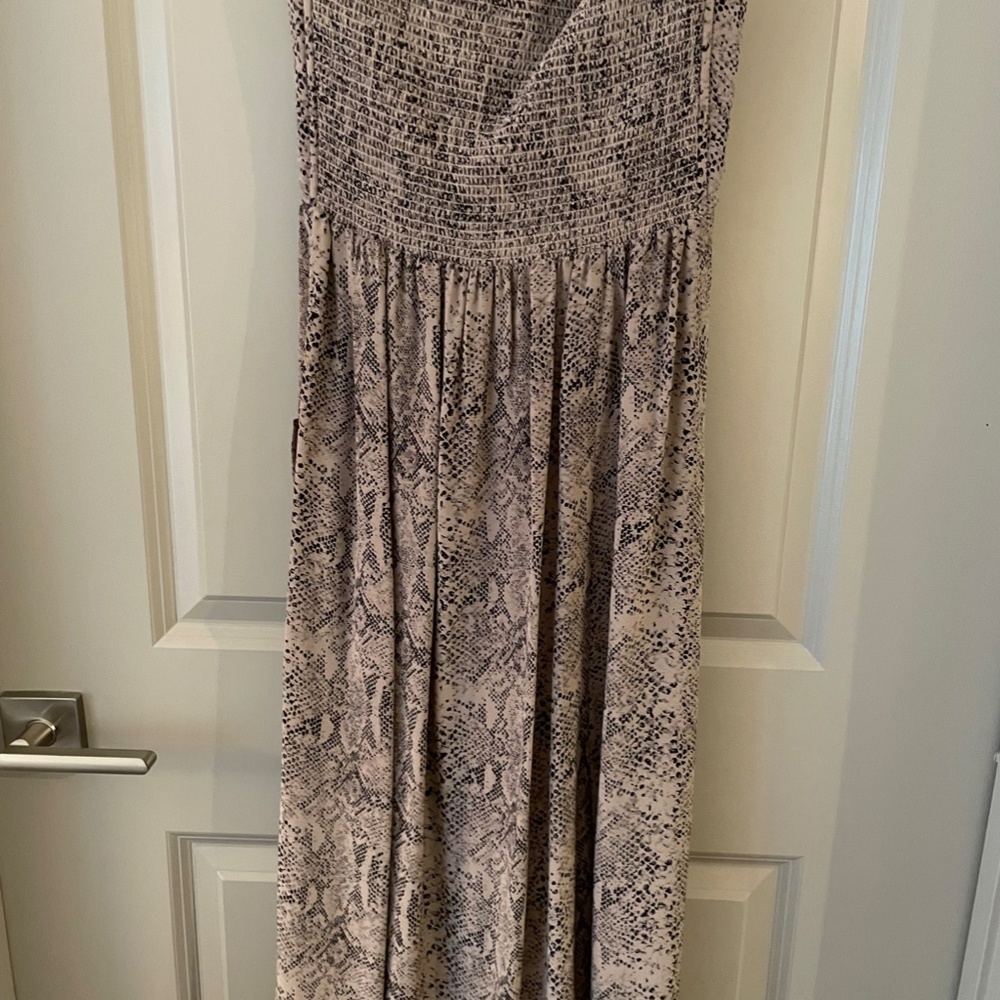 Rebecca Taylor Python Strapless Bodice Dress Sz S… - image 3